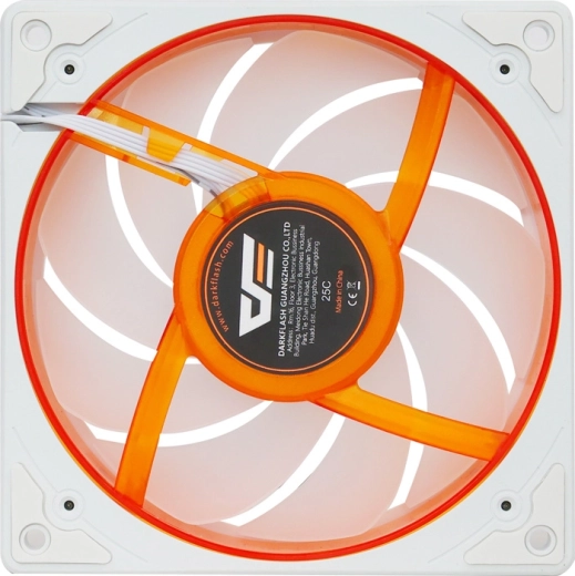 Ventilateur de refroidissement DARKFLASH DE8 120 mm ARGB (blanc)