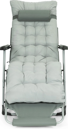 Confort grâce au coussin moelleux et à l’appui-tête
