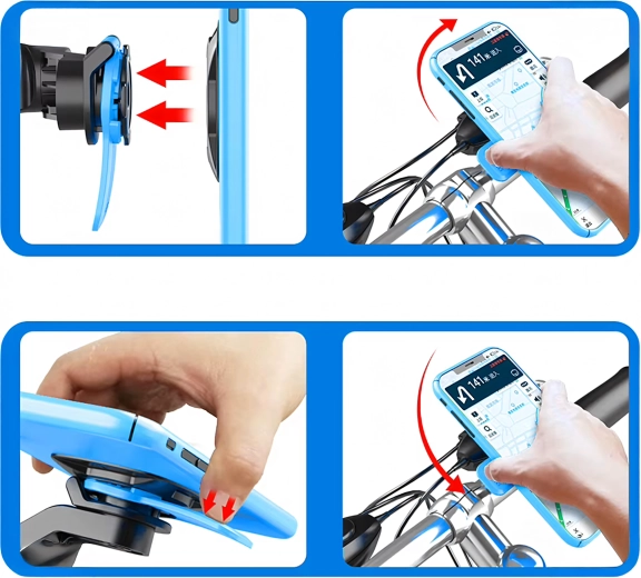 Fixation rotative pour un angle idéal
