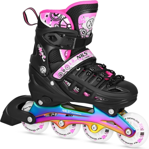 Patins pour enfants 4-en-1 NILS Extreme – M (35-38)
