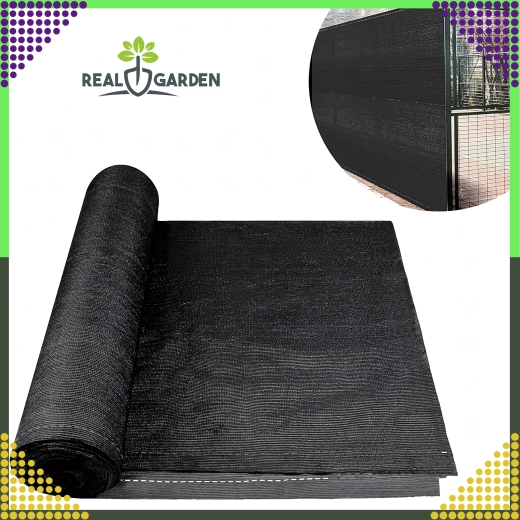 Filet d’ombrage et de camouflage 1,5 × 25 m, 180 g/m², 95 %, protection UV – noir