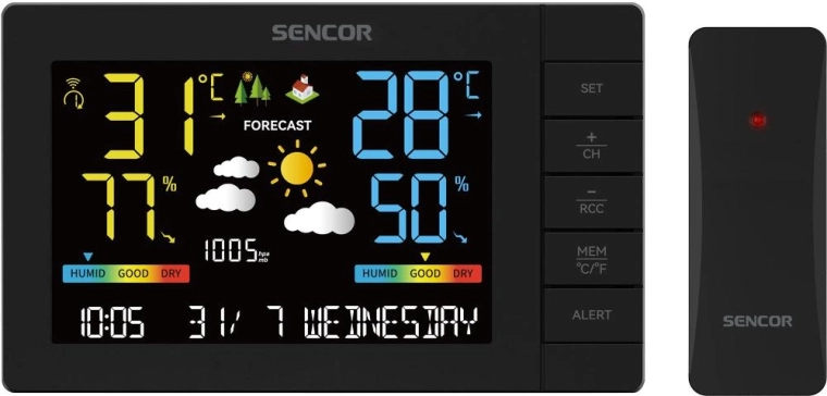 Station météo Sencor SWS 4440 avec capteur sans fil