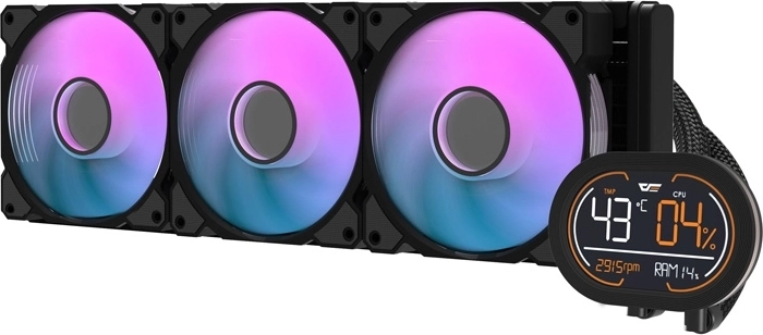 Watercooling pour processeur DarkFlash DH360D v2 noir