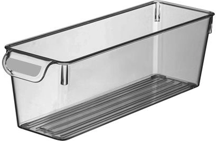 Organiseur en plastique Line 32,5 × 10 × 10 cm, 2 l, anthracite transparent