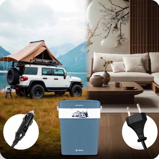 Double alimentation pour voiture et secteur