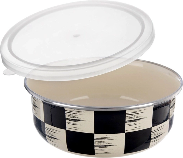 Émail de qualité et bord inox