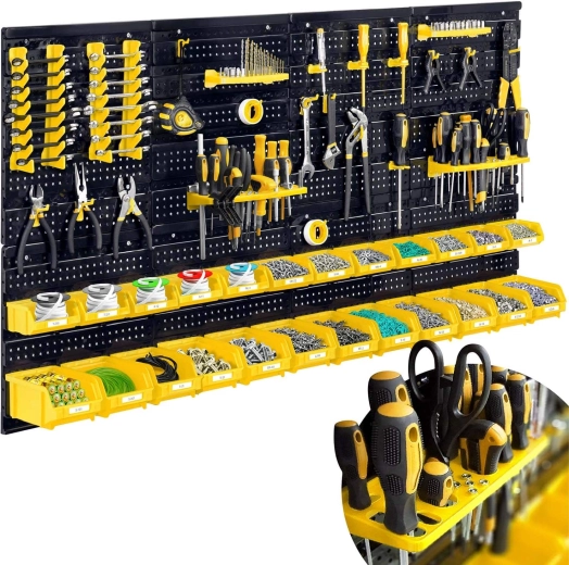 Panneau mural d’atelier Humberg pour outils 128 × 76 cm