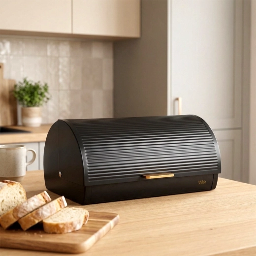 Couvercle à enroulement pratique avec poignée dorée