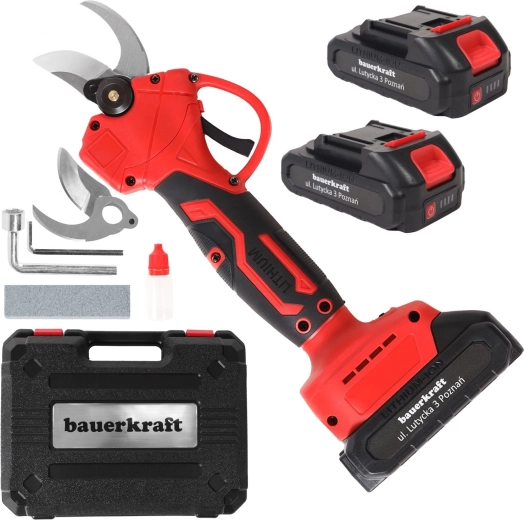 Sécateur électrique de jardin sans fil 21 V pour branches et haies