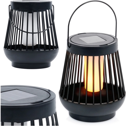 Ambiance authentique avec effet de flamme