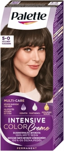 Palette Intensive Color Creme 5-0 châtain clair 50 ml