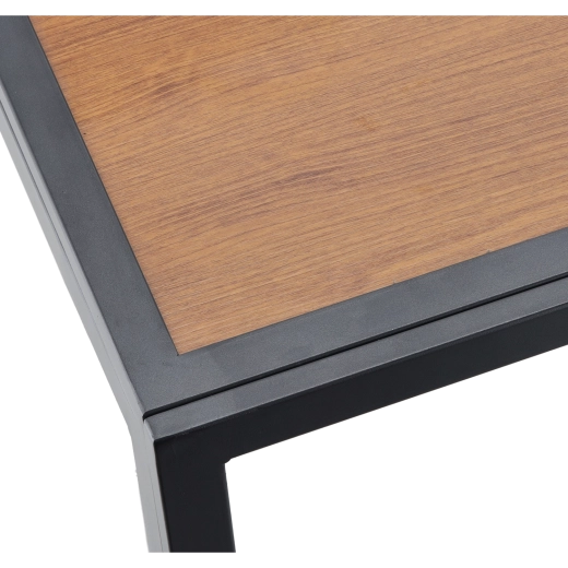 Table stable avec imitation bois