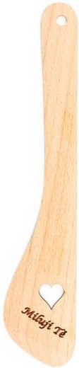 Spatule en bois TORO 30 cm avec motif Je t’aime