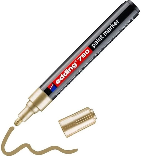 Marqueur peinture Edding 790 doré