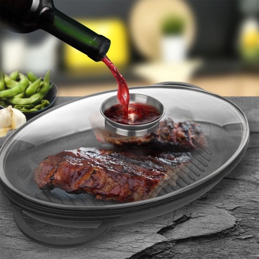 Couvercle avec doseur pour vin et bouillon