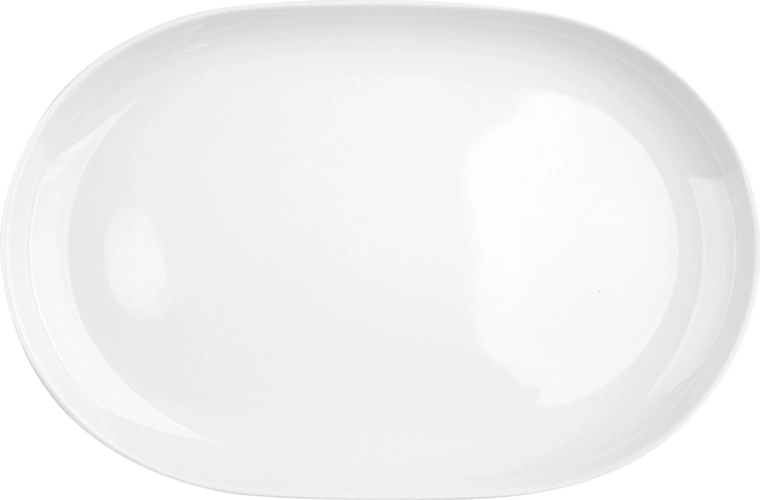 Plateau de service blanc Mariapaula Moderna (plat) 28 cm