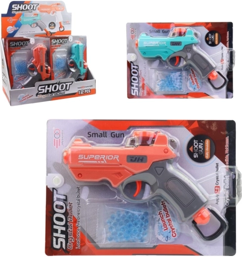 Pistolet en plastique avec projectiles pour enfants
