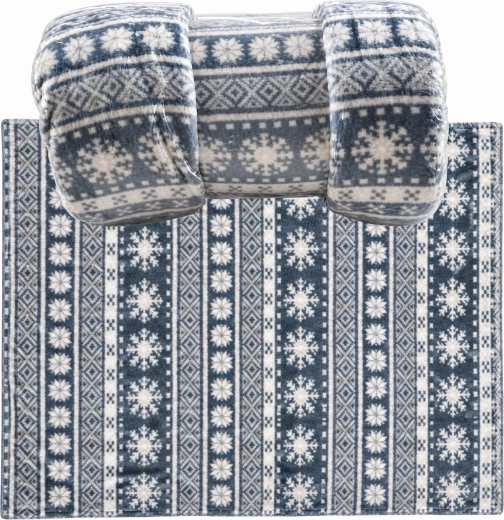 Plaid de Noël chaud en flanelle 150 × 200 cm - 1 pièce