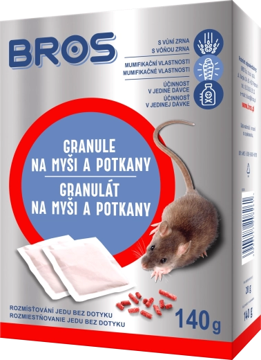 Bros granulés pour souris et rats 140 g
