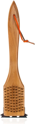 Brosse en bois pour nettoyer le gril 30 cm