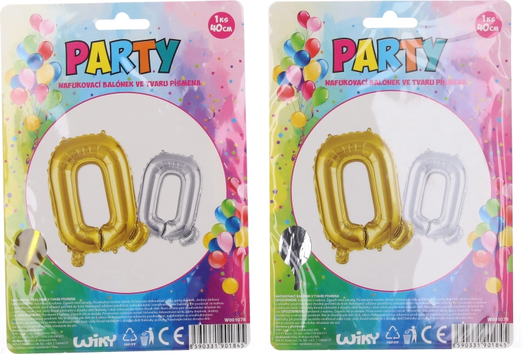 Ballon gonflable en forme de lettre Q