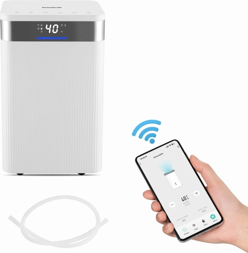Déshumidificateur d’air Bauerkraft avec Wi‑Fi 12 l/24 h
