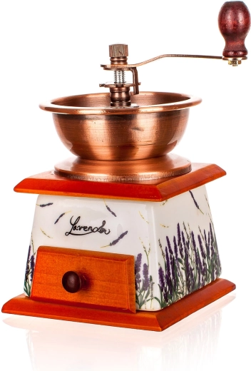 Tiroir en bois pratique pour le café moulu