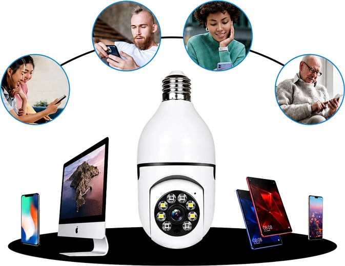 Connexion Wi‑Fi sans fil pour la surveillance du domicile