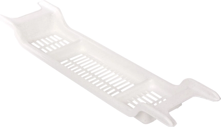 Étagère blanche pour baignoire