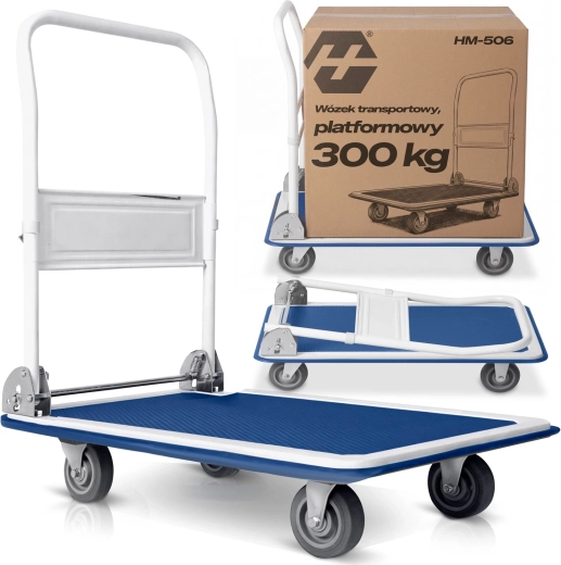 Chariot de transport à plateforme Humberg d’une capacité de 300 kg
