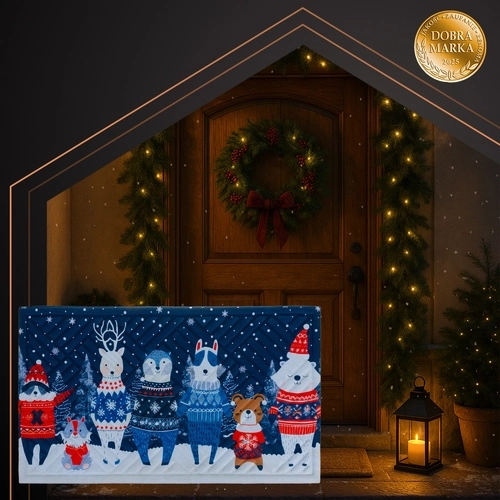 Design de Noël qui accueille les invités
