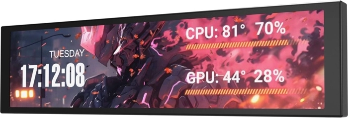 Écran IPS DarkFlash V92 de 9,2 pouces noir