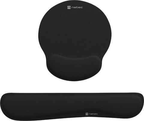 Tapis de souris ergonomique et repose-poignet Natec Chipmunk 2 en 1