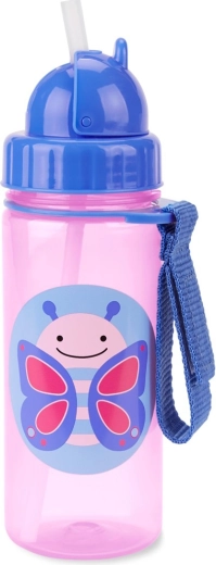 Tasse Skip Hop Zoo avec paille Papillon 385 ml
