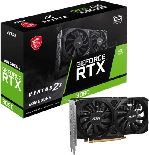 Carte graphique NVIDIA GeForce RTX 3050 Ventus 2X E 6GB OC
