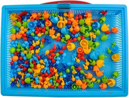 296 pièces colorées en 3 tailles