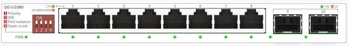 Deux liaisons montantes 10G SFP+ pour un backbone éclair