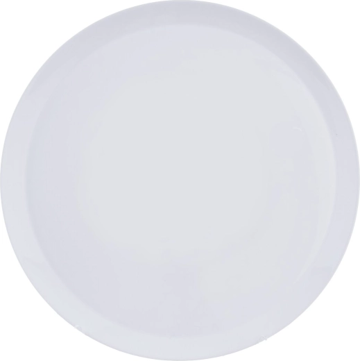 Assiette de service plate Grangusto Luna en verre opalin 33 cm