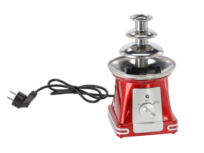 Fontaine à chocolat rétro 70 W rouge