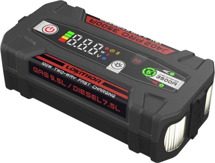 Lokithor J402 Pro booster de démarrage 3500 A (88,8 Wh)