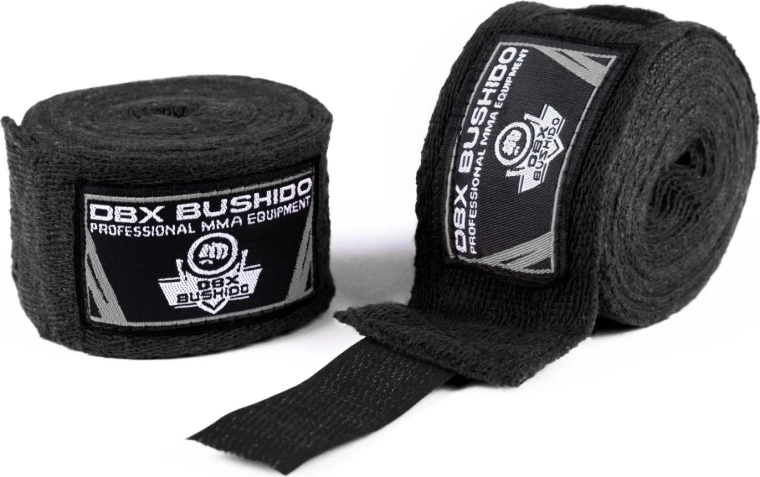 Bandages de boxe DBX Bushido – Noir
