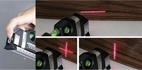 Laser rouge pour ligne verticale et horizontale