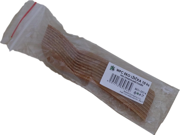 Cuillères éco en WPC – lot de 10 pcs