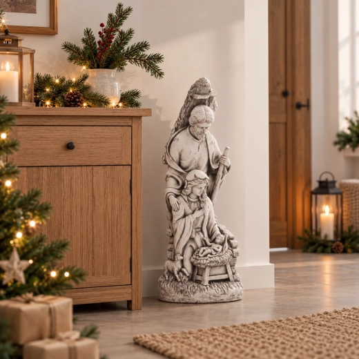 Taille impressionnante de 75 cm pour l’exposition de Noël principale
