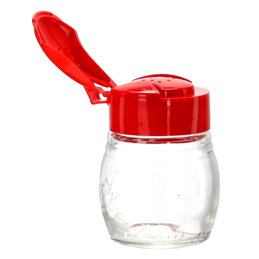 Pot à épices en verre 80 ml, mélange de couleurs