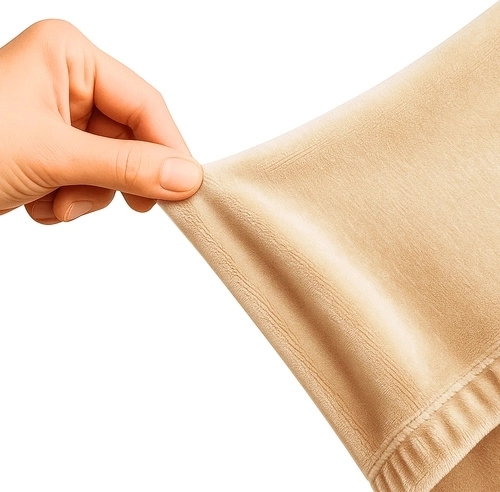 Velours extensible pour une mise en place lisse et élégante