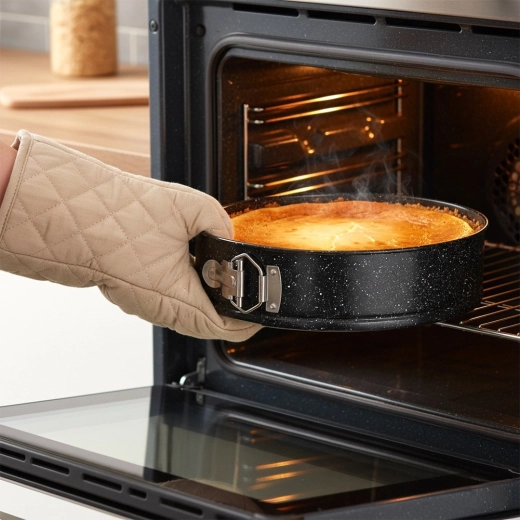 Démoulage facile grâce au bord à charnière