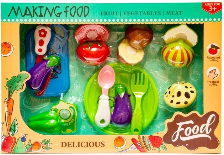 Set de découpe de légumes avec accessoires - 1 pièce