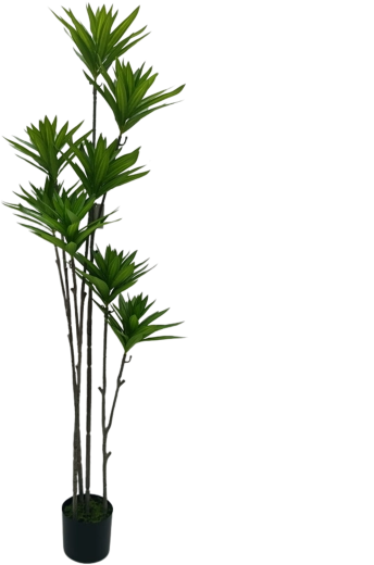 Bambou vert artificiel en pot de 140 cm