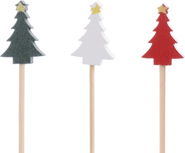 Design festif avec sapins colorés